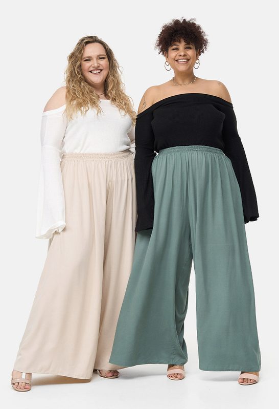 Anna Kova Curve: wide-leg trousers