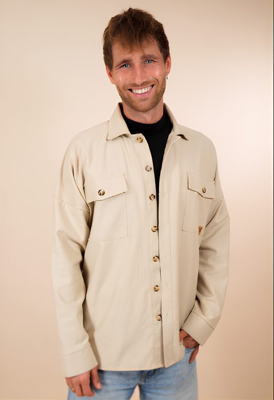 Maala Fashion: beige overshirt
