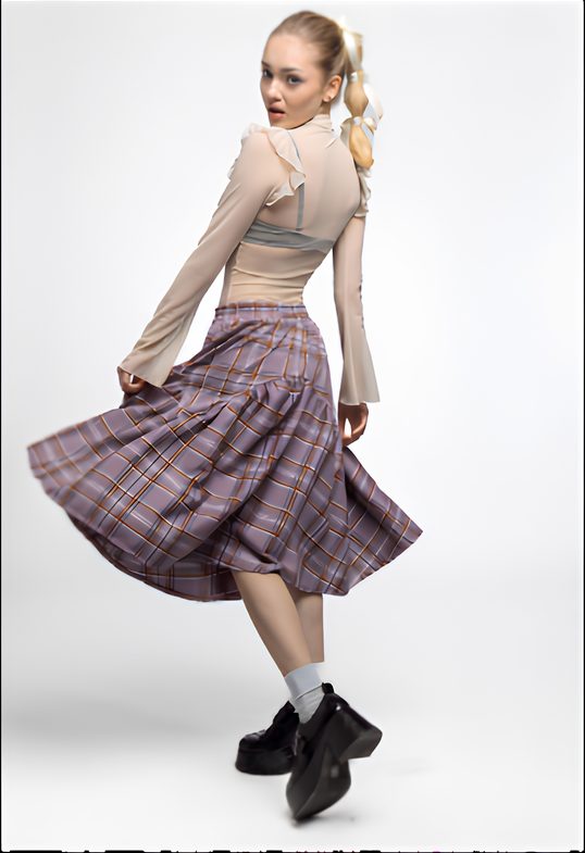 MooH: final product, photoshoot with Paula