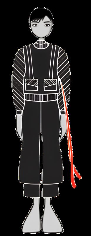 Technical sketch, look 5